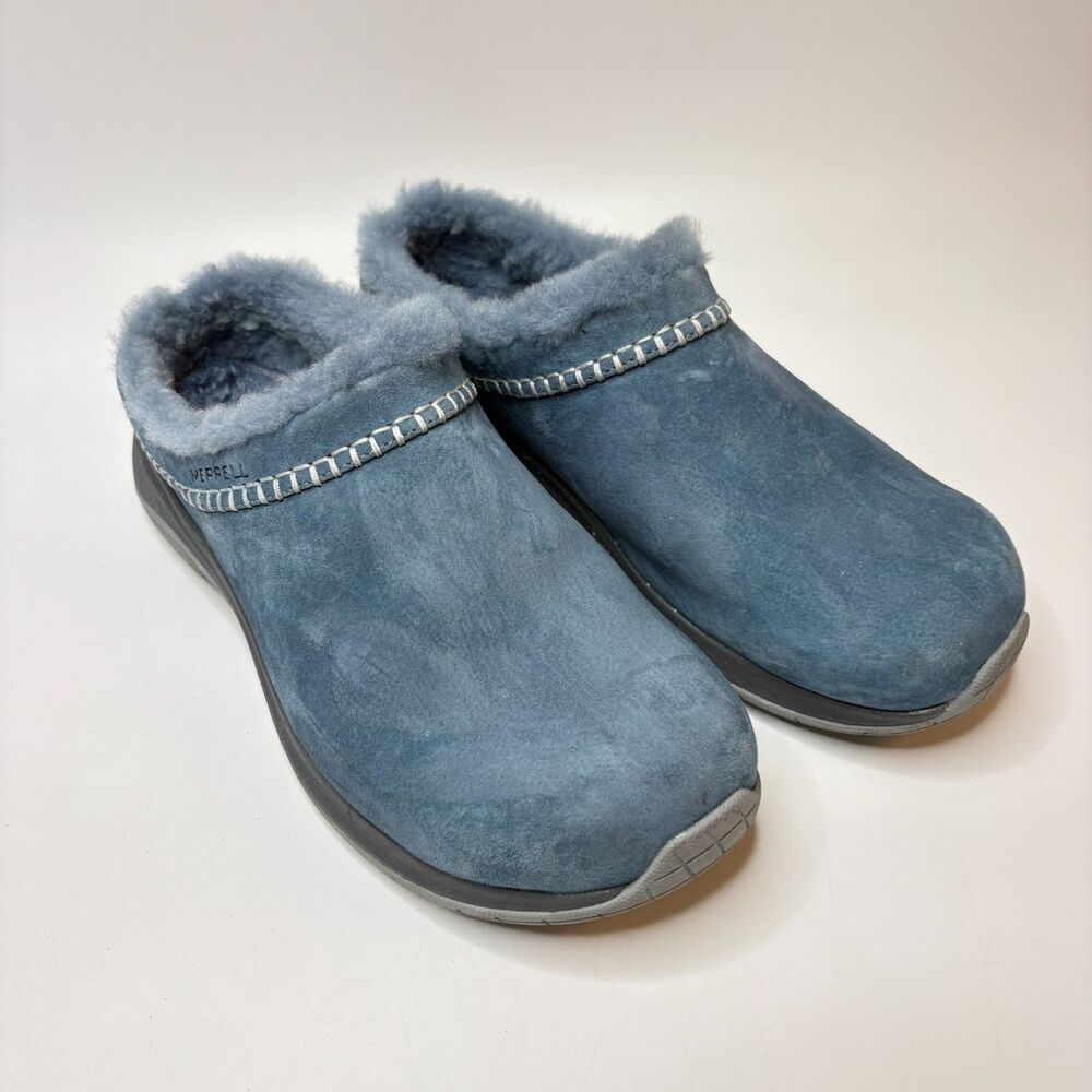 MERRELL Blue Encore Ice 5 Cozy Slipper/Clogs Womens Size 8.5